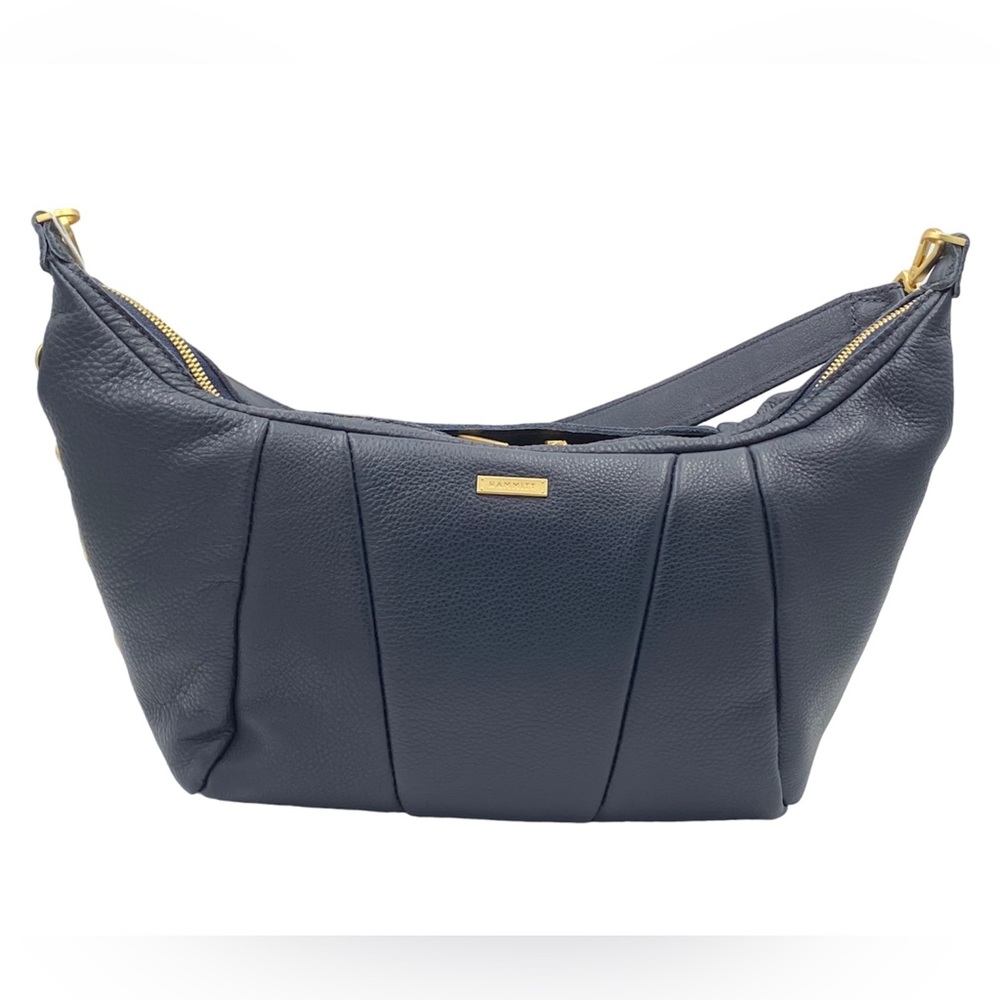 Hammitt MORGAN Blue Pebbled Leather Crossbody Bag NWT - Picture 11 of 13